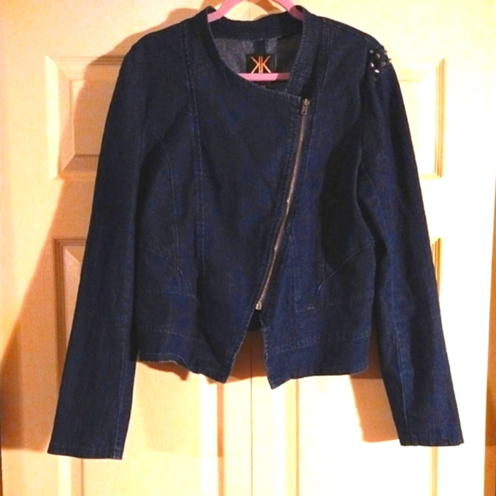 Kardashian kollection denim jacket